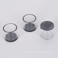 Frit-fused black and white quartz cylindrical cuvettes